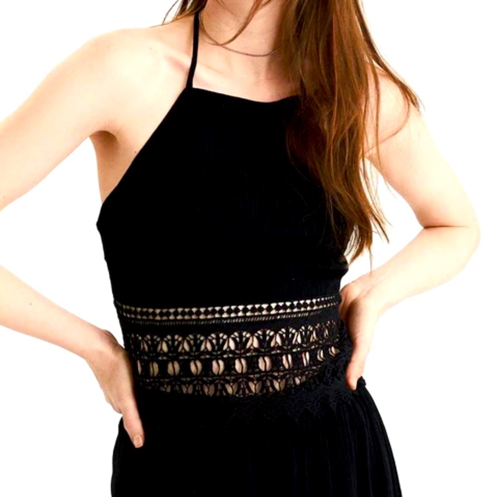 American Eagle Lace Halter Neck Tube Top